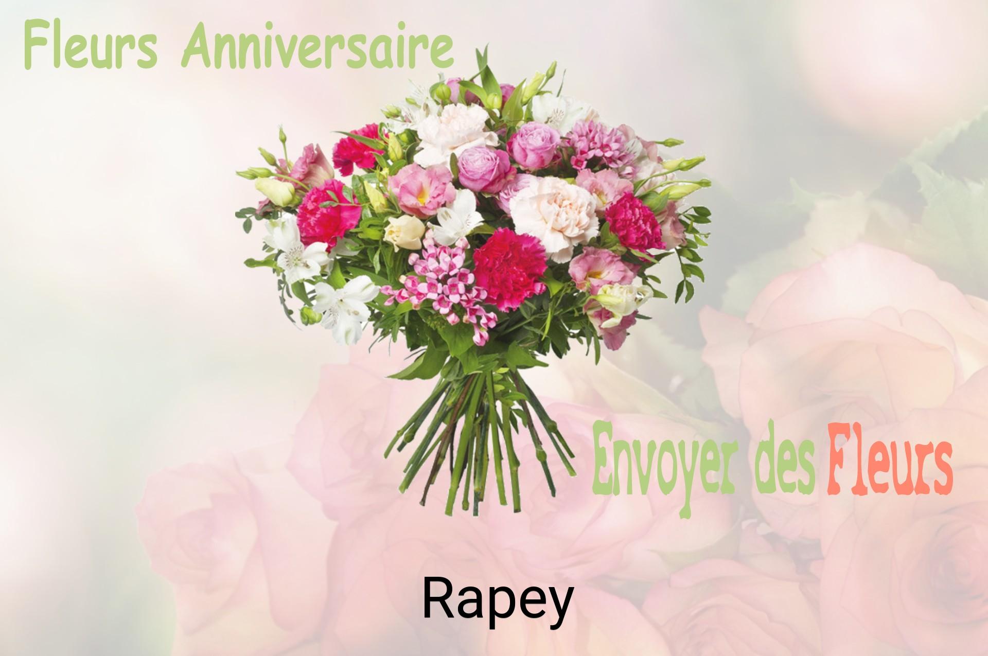Bouquet de fleurs d’anniversaire livré à Rapey