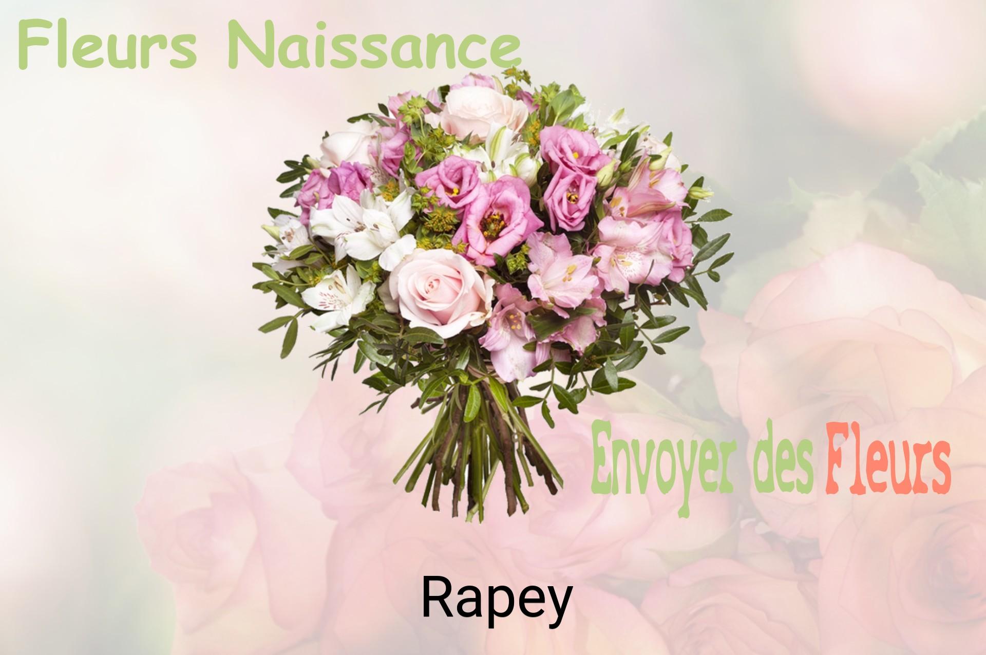 Bouquet de fleurs de naissance livré à Rapey